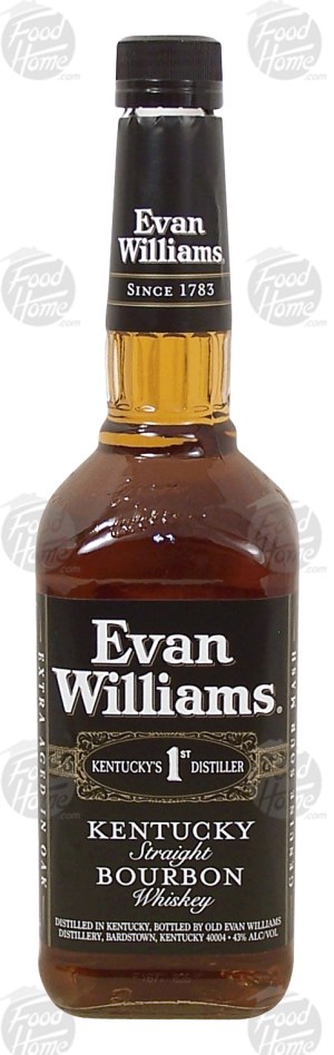Evan Williams kentucky straight bourbon whiskey, 43% alc. by vol. 750 milliliter