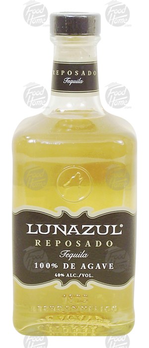 Lunazul Reposado tequila, 100% de agave, 40% alc. by vol. 750 milliliter