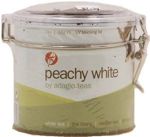 Adagio peachy white white tea, loose leaf 2 ounce