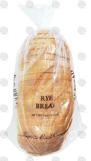 Superior Bread Company rye bread 16 ounce