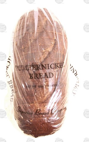 Superior Bread Company pumpernickel bread 16 ounce