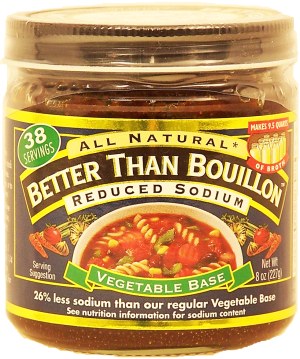 Superior Touch Better Than Bouillon reduced sodium vegetable base, 38 servings, 9.5 quarts 8 ounce