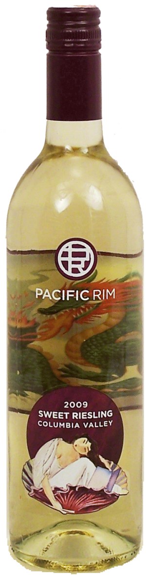 Pacific Rim sweet riesling of Columbia Valley, 9% alc. by vol. 750 milliliter